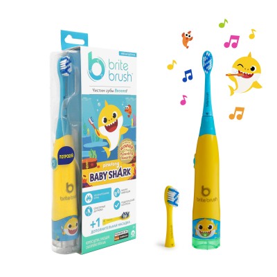 Зубная щетка WowWee Brite Brush Baby Shark интерактивная 61266