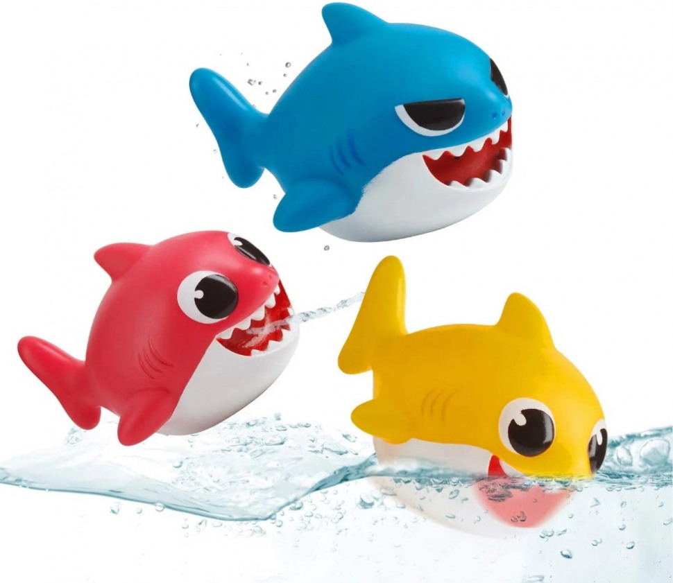 Игрушка для ванной Baby Shark набор игрушек брызгалок