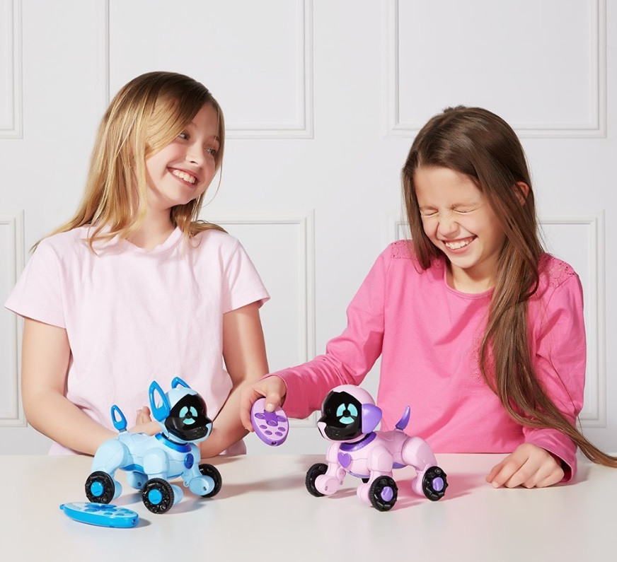 Игрушки год и восемь. WOWWEE Chippies. Интерактивная собака робот WOWWEE Chippies Robot. Популярные игрушки для детей. Интересные игрушки для девочек.