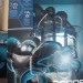Робот Robosapien Blue интерактивный человекоподобный черного цвета WowWee