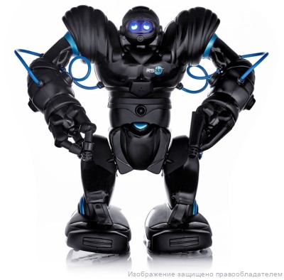 Робот Robosapien Blue интерактивный человекоподобный черного цвета WowWee