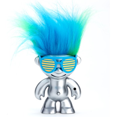Электрокидс танцующая интерактивная игрушка WowWee, серебристая